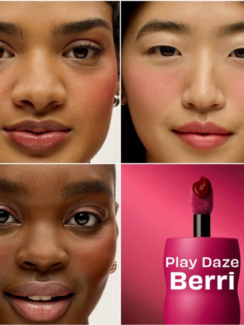 Benefit Play Daze Berri Liquid Lip & Cheek Tint - Berri Pink